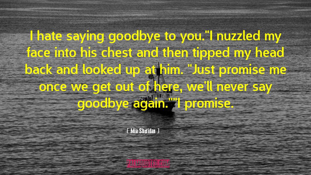 Goodbye Reply quotes by Mia Sheridan