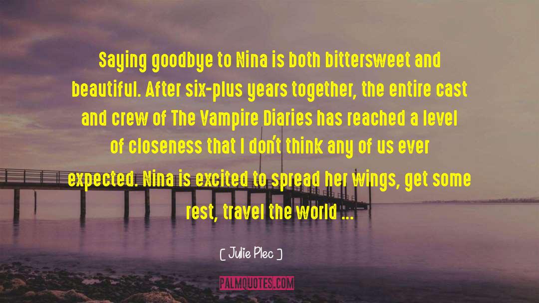 Goodbye Reply quotes by Julie Plec