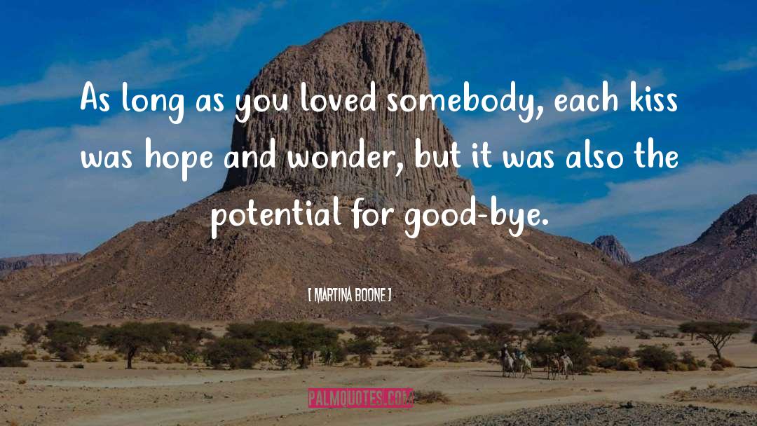 Goodbyes quotes by Martina Boone
