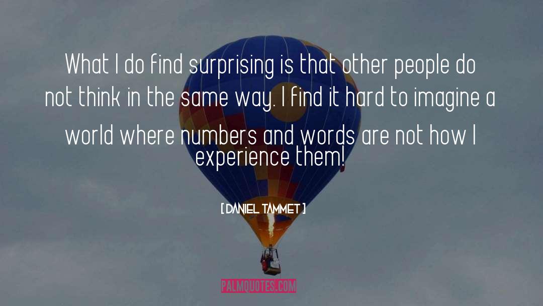 Goodness In The World quotes by Daniel Tammet