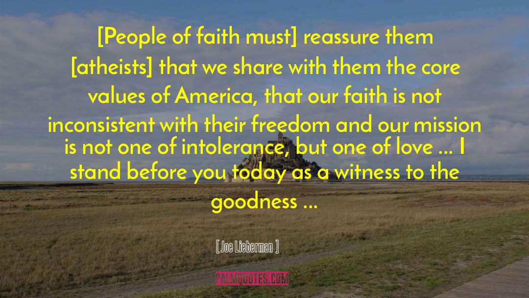 Goodness Of God quotes by Joe Lieberman