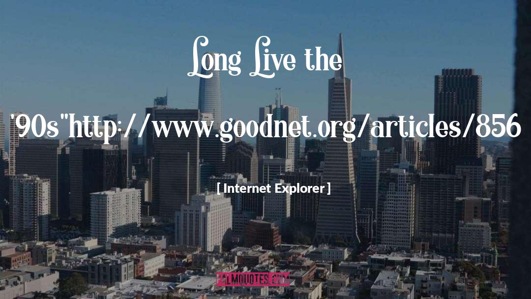 Goodnet quotes by Internet Explorer