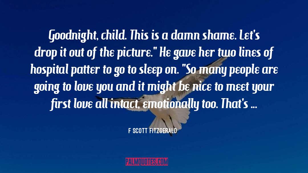 Goodnight My Love New quotes by F Scott Fitzgerald