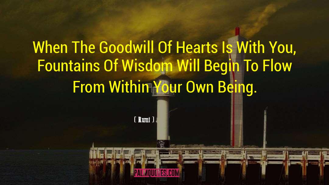 Goodwill quotes by Rumi
