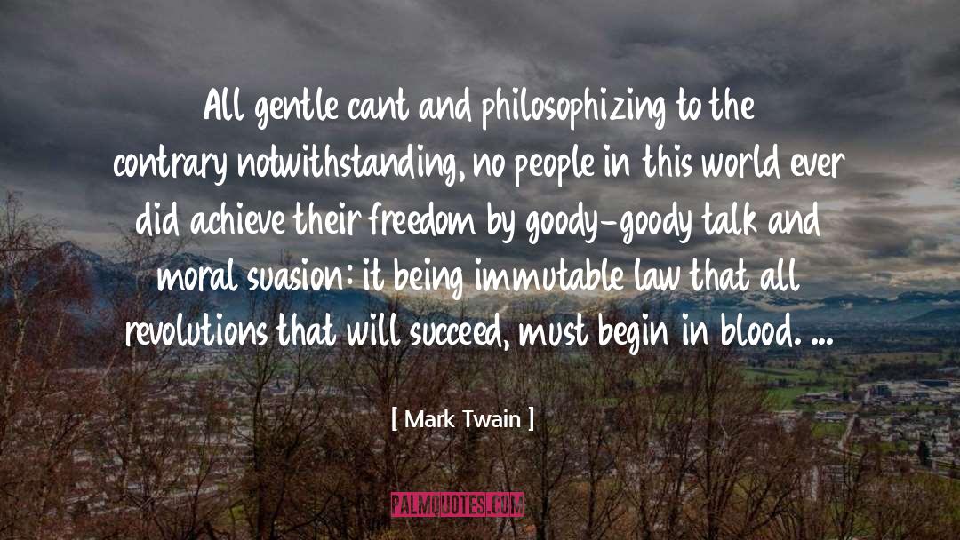 Goody quotes by Mark Twain