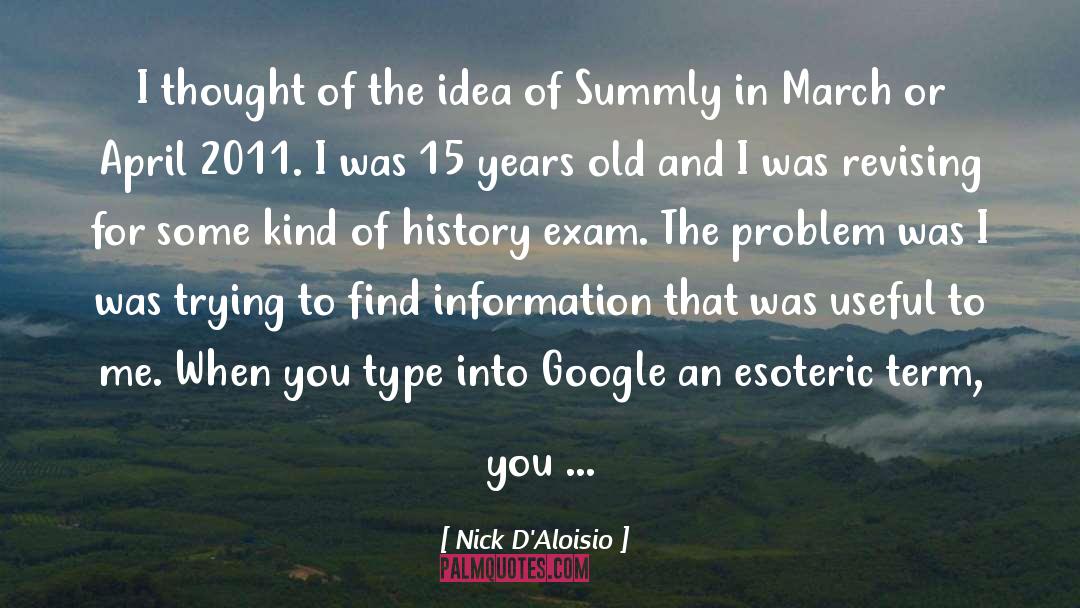 Google Generation quotes by Nick D'Aloisio