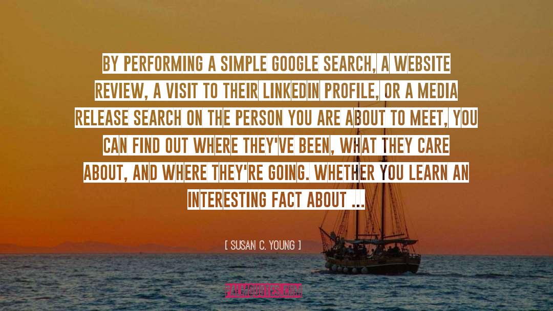 Google Search Engine quotes by Susan C. Young