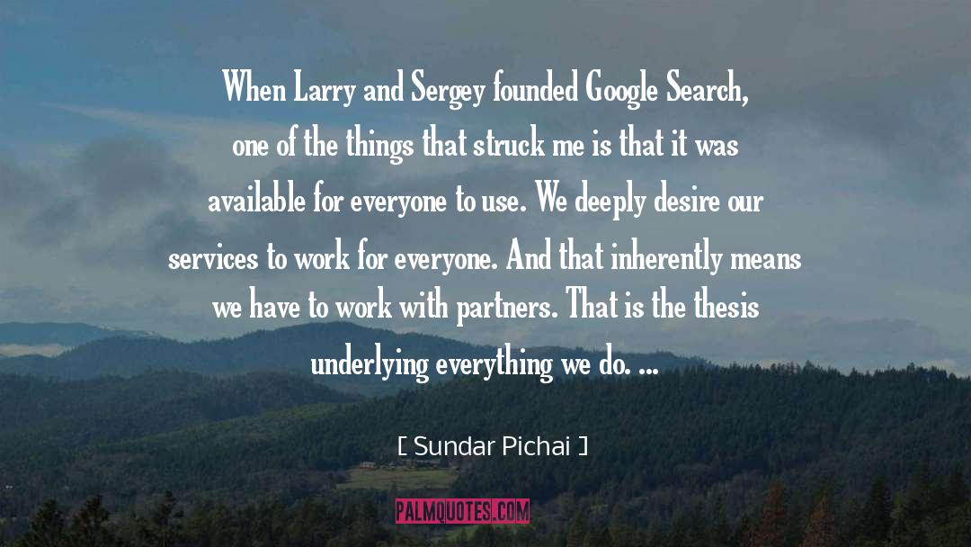 Google Search Engine quotes by Sundar Pichai