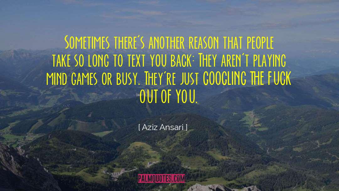 Googling quotes by Aziz Ansari