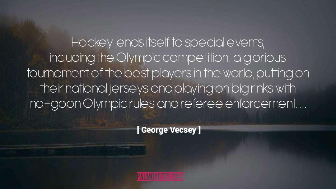 Goon quotes by George Vecsey