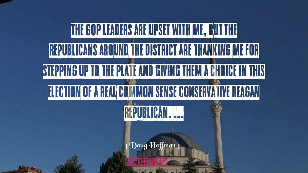 Gop quotes by Doug Hoffman