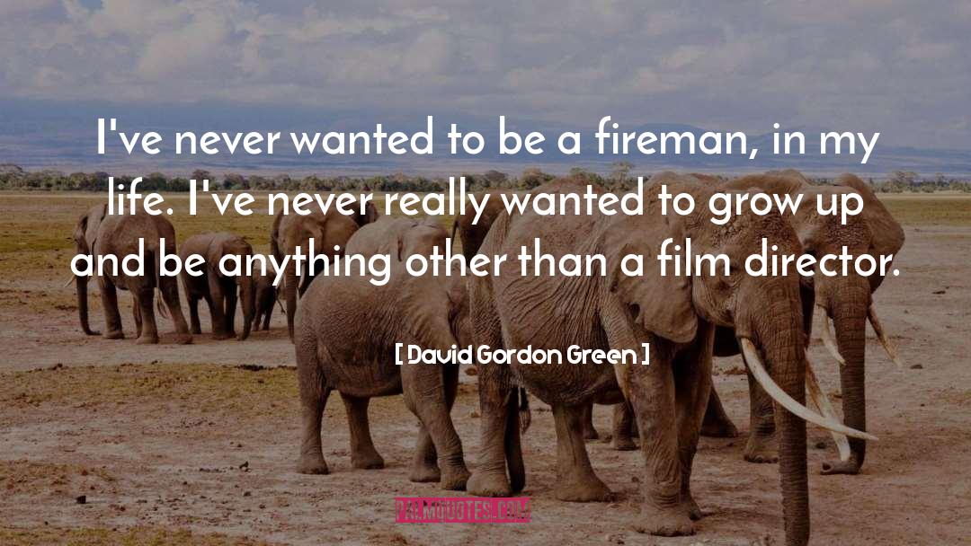 Gordon quotes by David Gordon Green