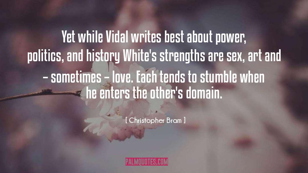 Gore Vidal quotes by Christopher Bram