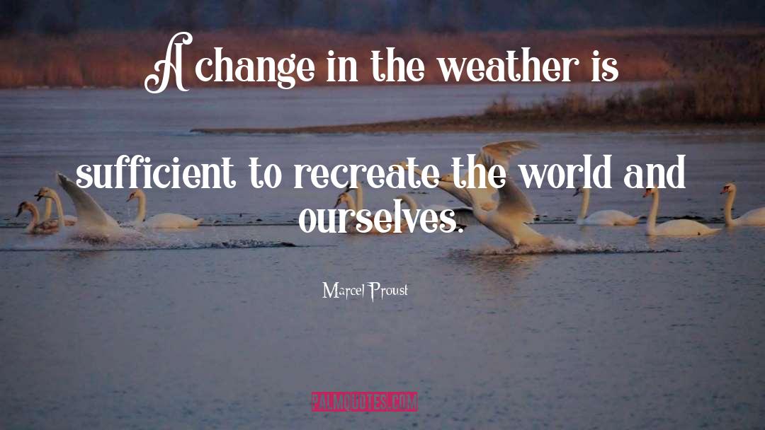 Gorgeous Weather quotes by Marcel Proust