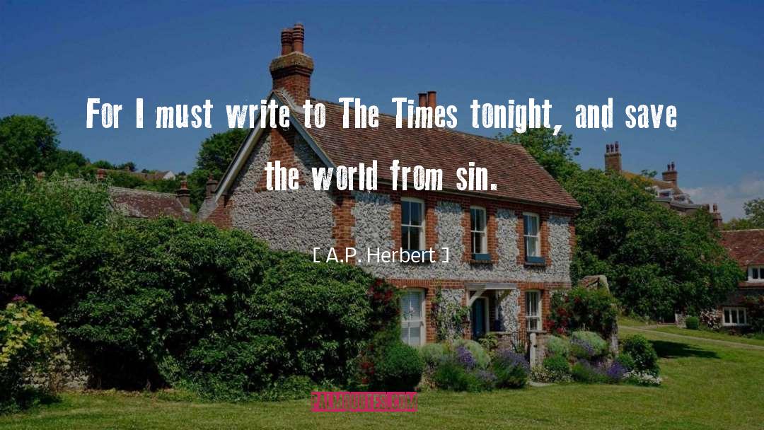 Gorgeous Writing quotes by A.P. Herbert