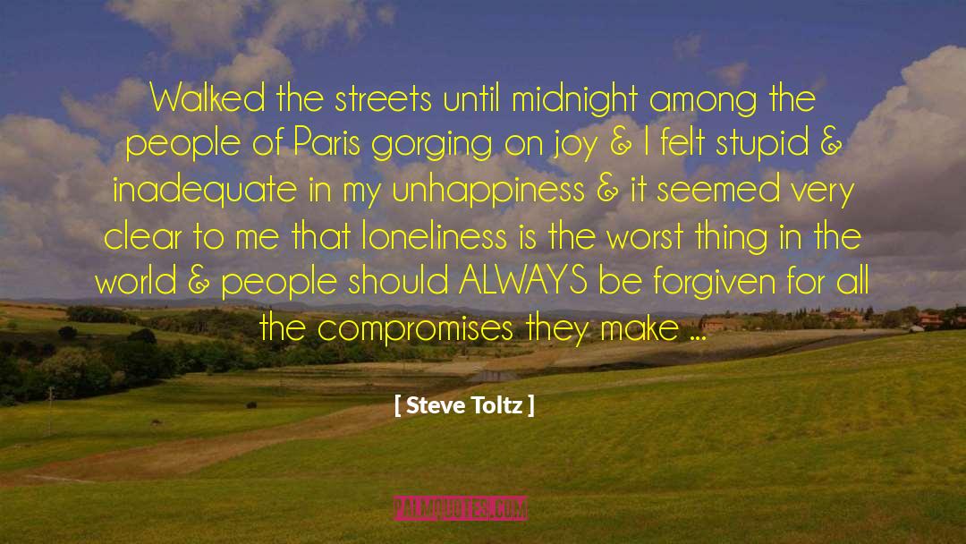Gorging quotes by Steve Toltz