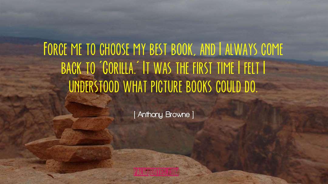 Gorilla quotes by Anthony Browne