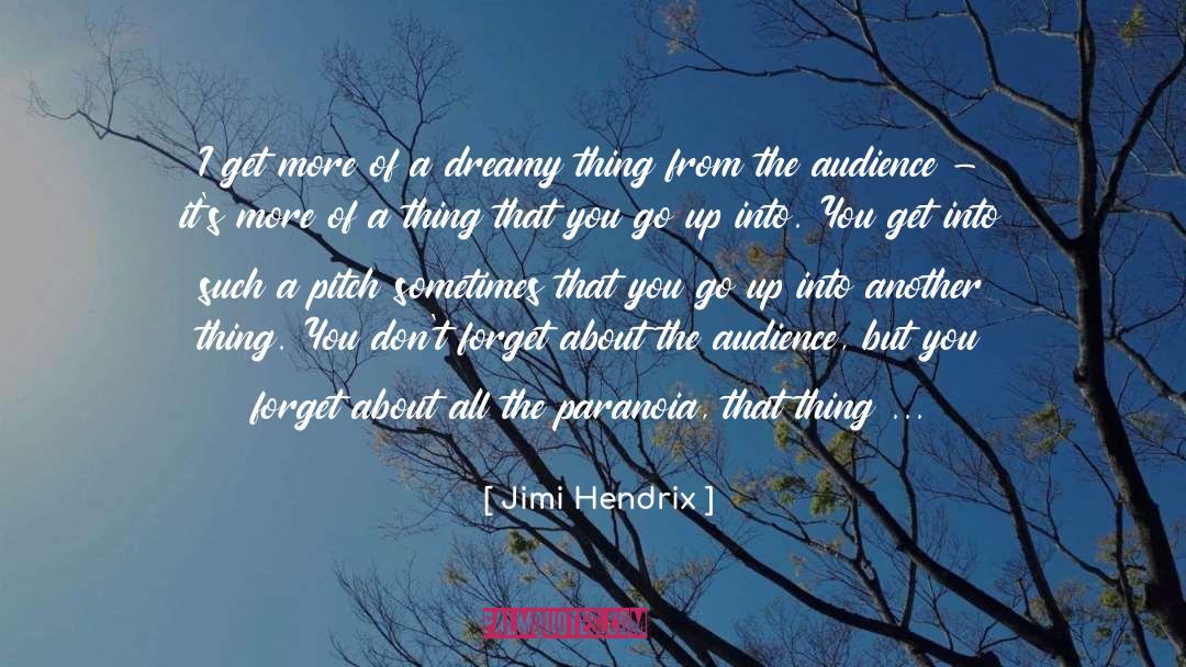 Gosh quotes by Jimi Hendrix