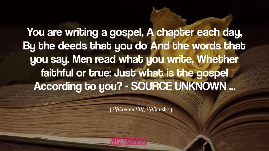 Gospel According To John quotes by Warren W. Wiersbe