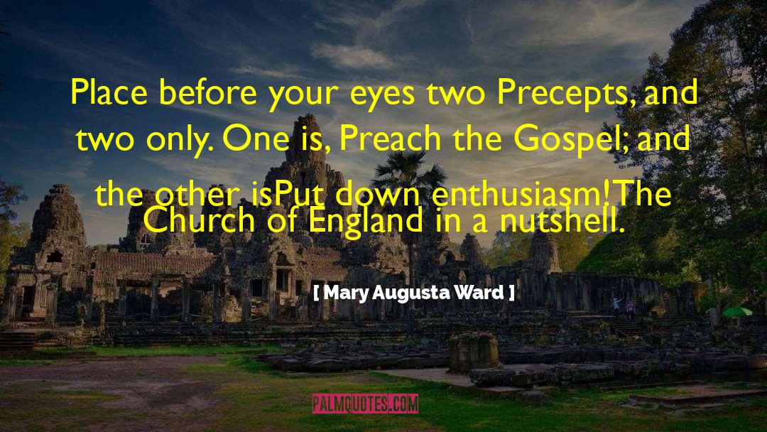 Gospel Centered quotes by Mary Augusta Ward
