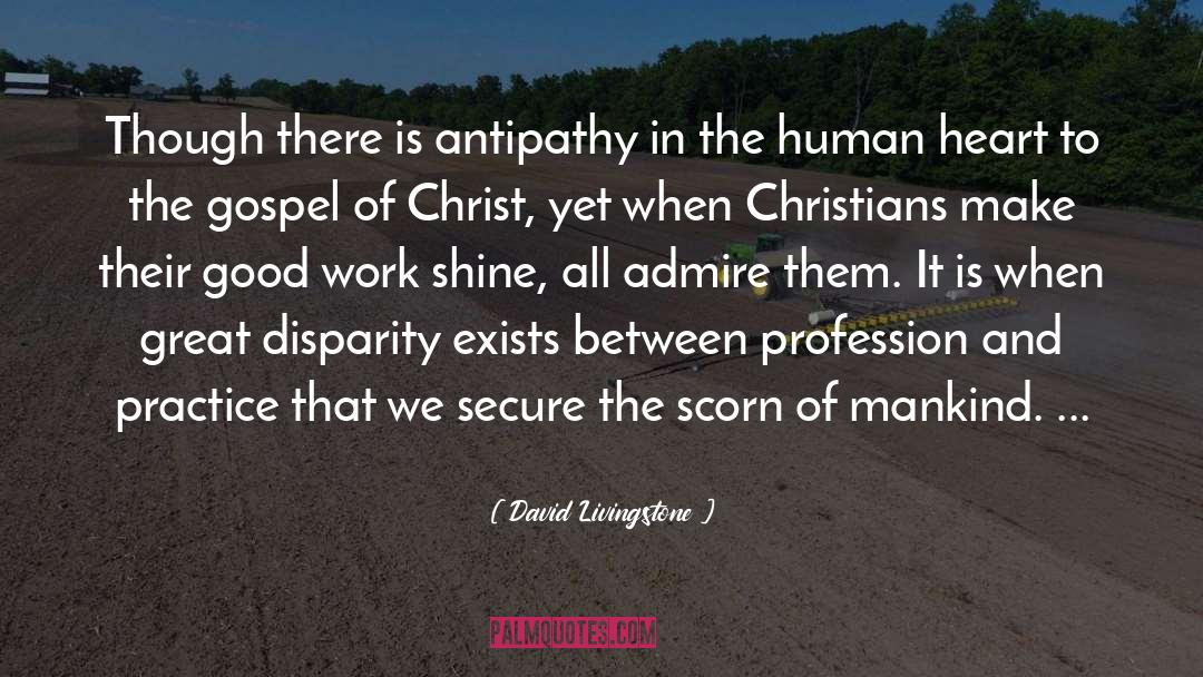 Gospel Centered quotes by David Livingstone