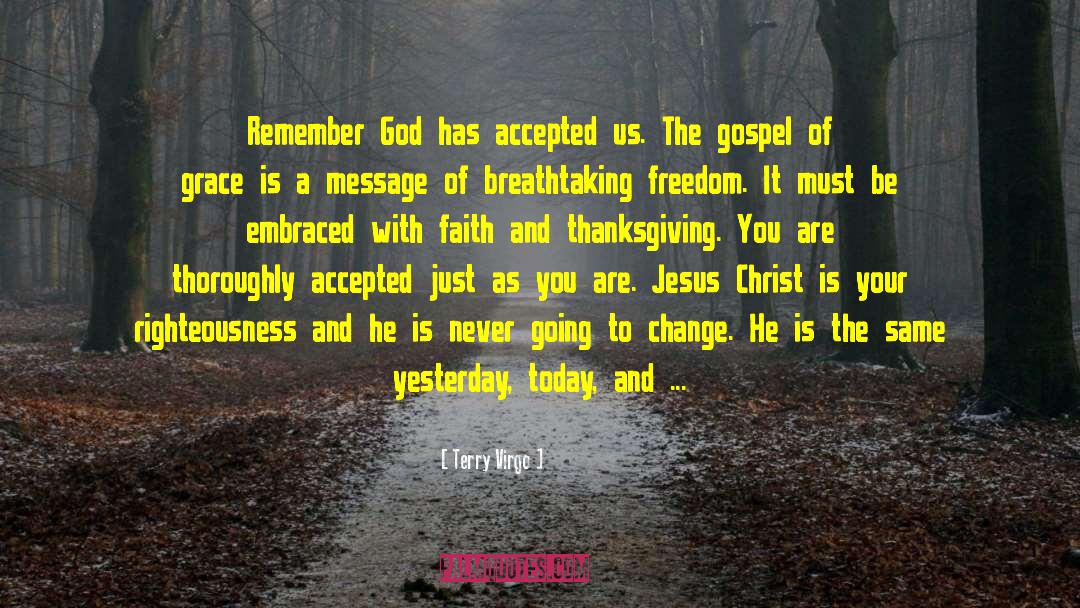 Gospel Of Grace quotes by Terry Virgo