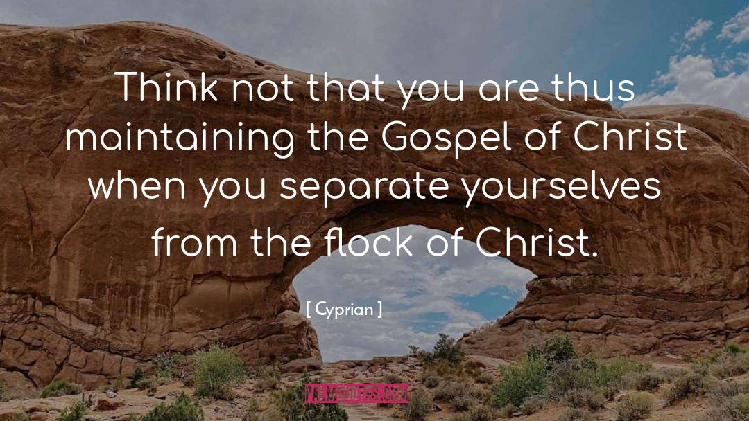 Gospel Of John quotes by Cyprian