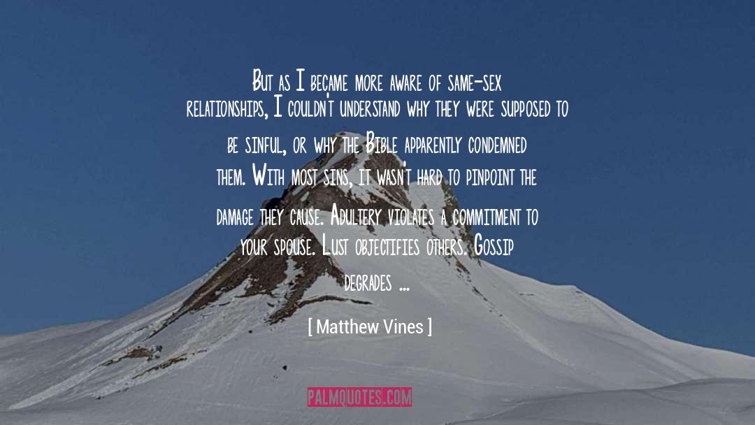 Gossip Columns quotes by Matthew Vines