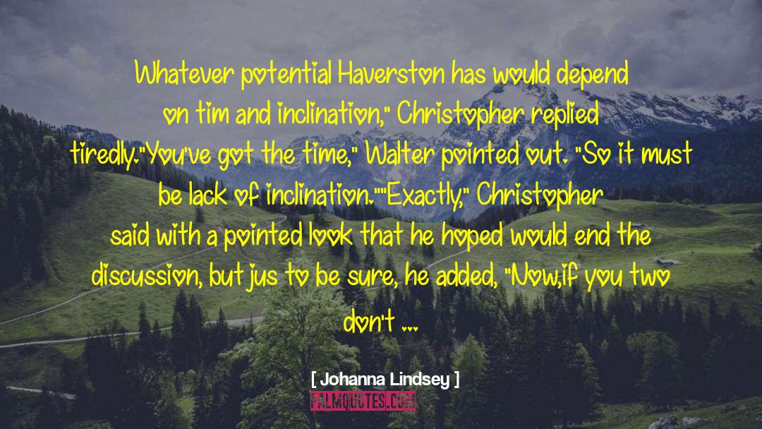 Gossiping quotes by Johanna Lindsey