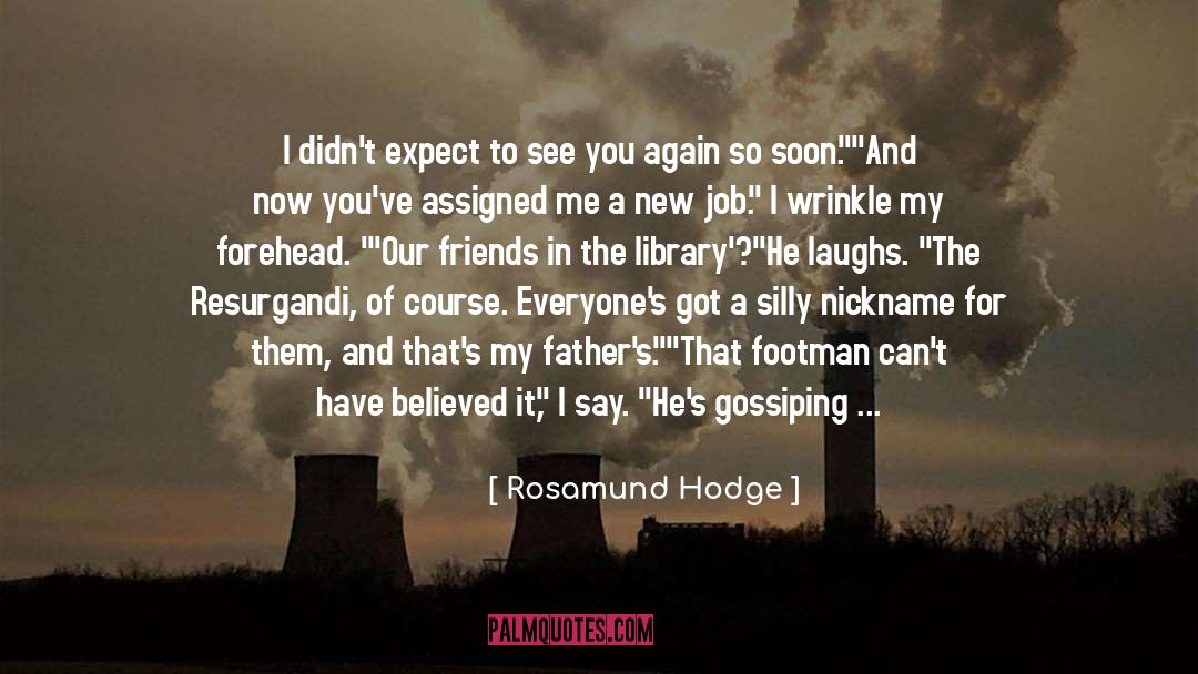 Gossiping quotes by Rosamund Hodge