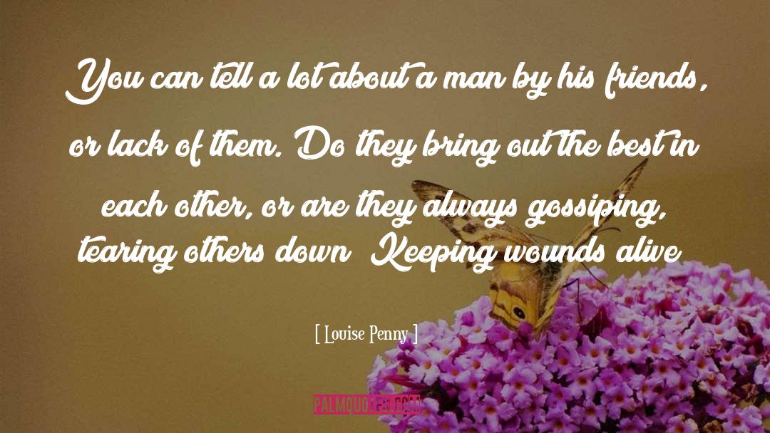 Gossiping quotes by Louise Penny