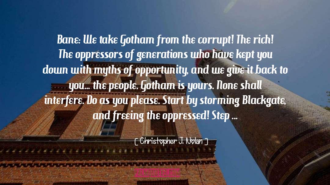 Gotham quotes by Christopher J. Nolan