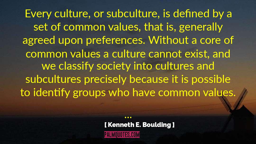 Gothic Subculture quotes by Kenneth E. Boulding