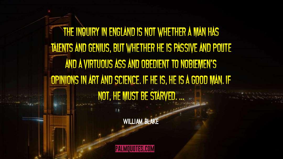 Goudge Inquiry quotes by William Blake