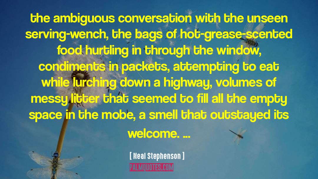 Gourmet Food quotes by Neal Stephenson