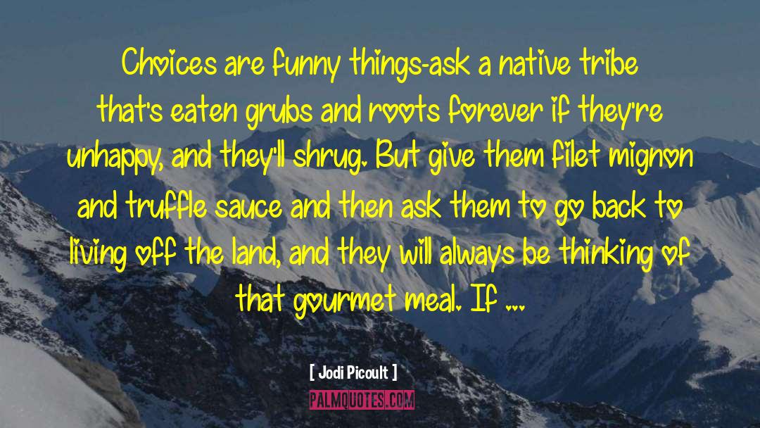 Gourmet Meal quotes by Jodi Picoult