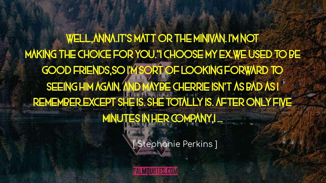 Gourmet quotes by Stephanie Perkins