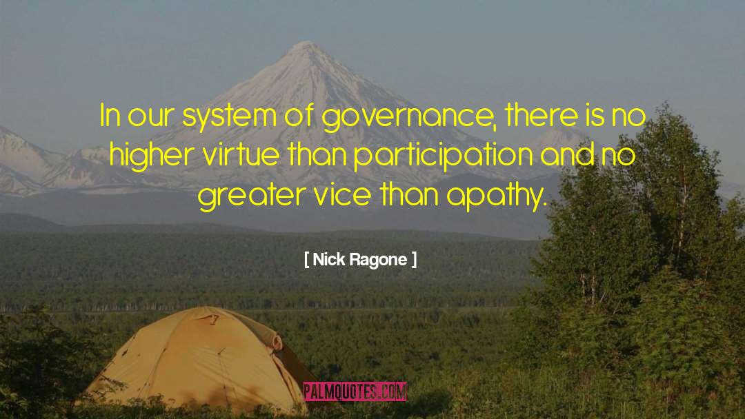 Governance quotes by Nick Ragone