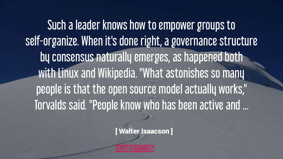 Governance quotes by Walter Isaacson