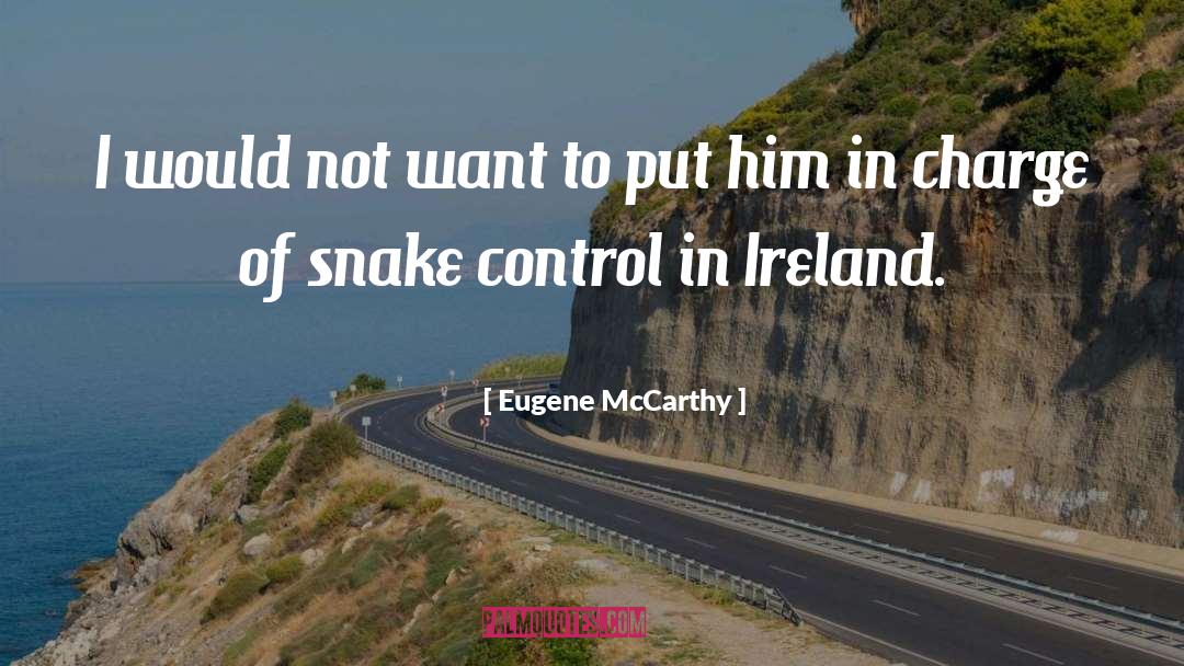 Governement Control quotes by Eugene McCarthy