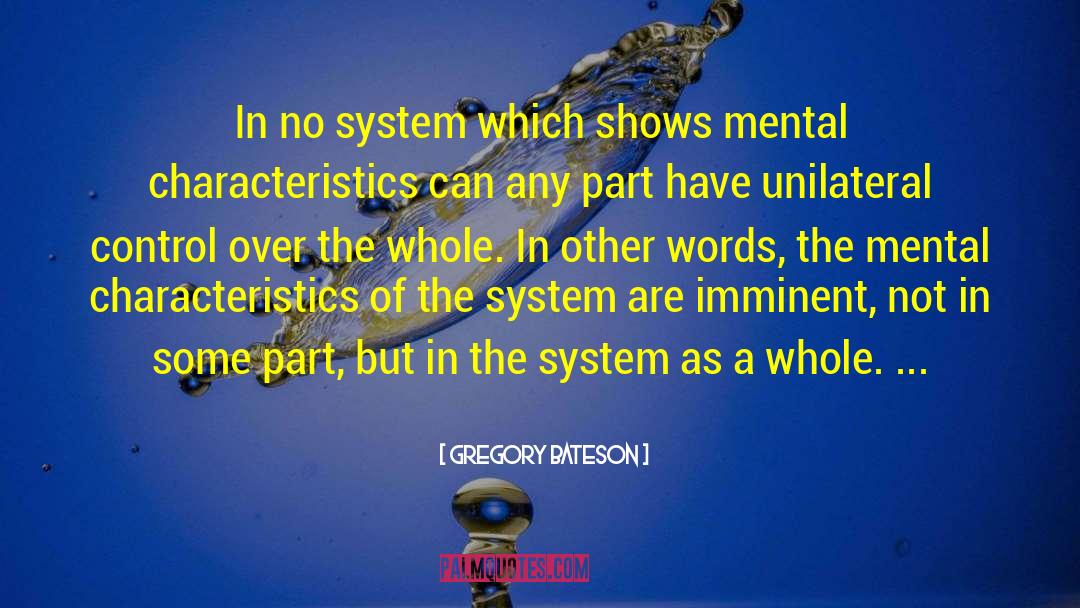 Governement Control quotes by Gregory Bateson