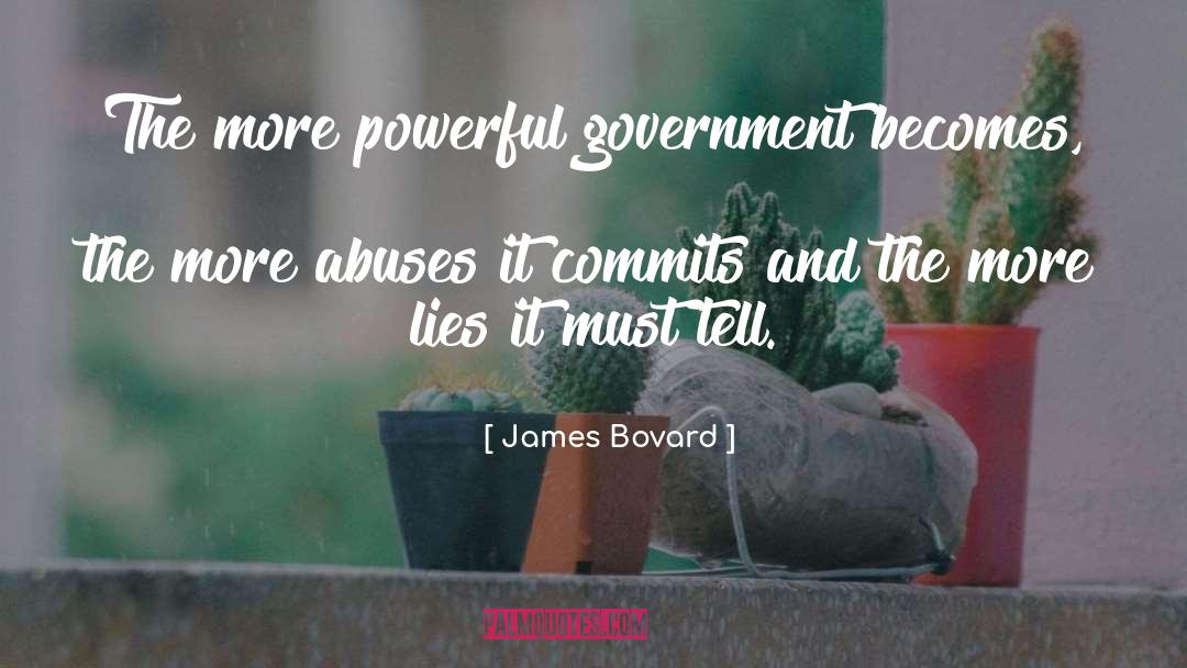 Government Abuse quotes by James Bovard