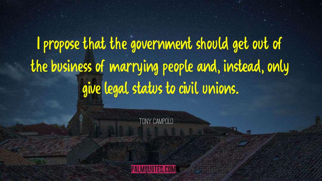 Government Agent quotes by Tony Campolo