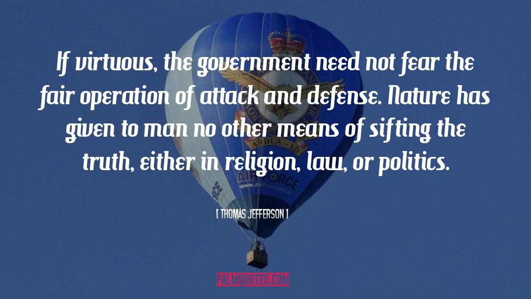 Government And Fear quotes by Thomas Jefferson