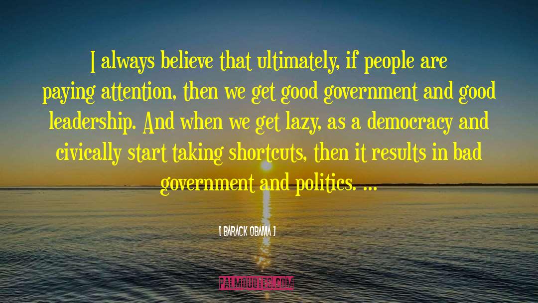 Government And Politics quotes by Barack Obama