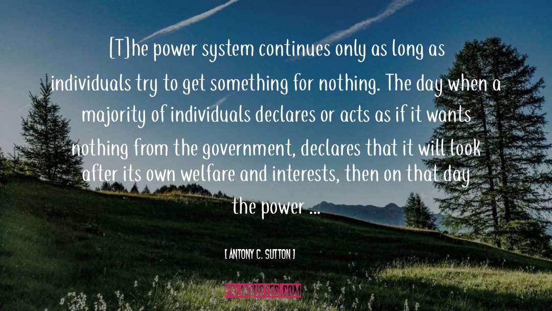 Government And Poverty quotes by Antony C. Sutton