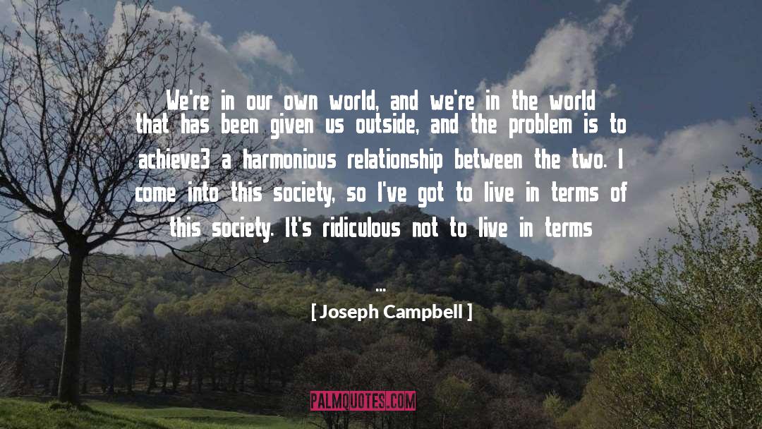 Government And Society quotes by Joseph Campbell