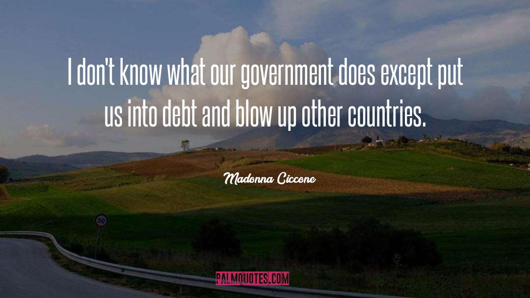 Government Control quotes by Madonna Ciccone
