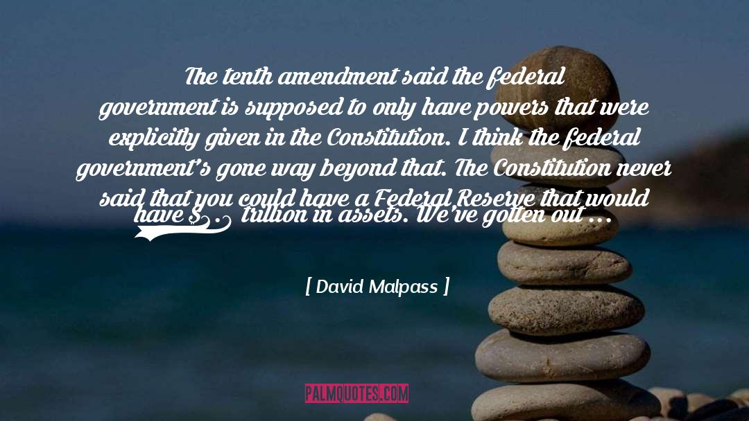 Government Control quotes by David Malpass