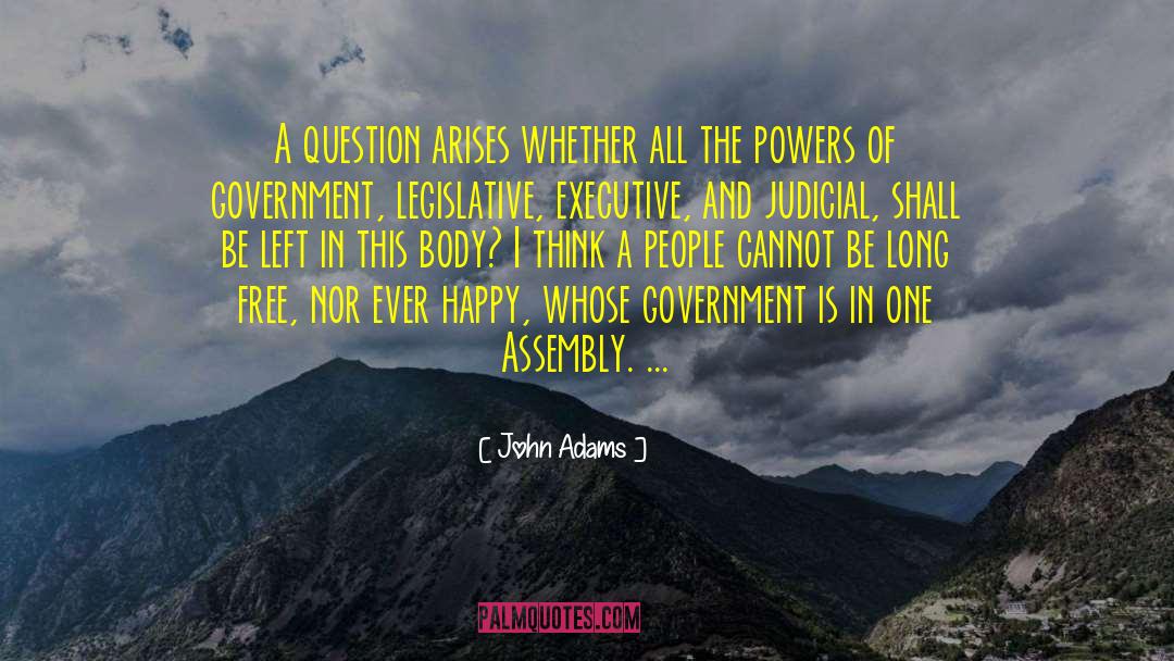 Government Control quotes by John Adams